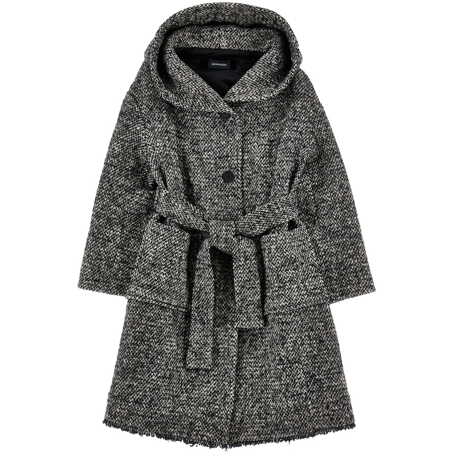 Cotton-Blend Hooded Coat (4-12 Years)