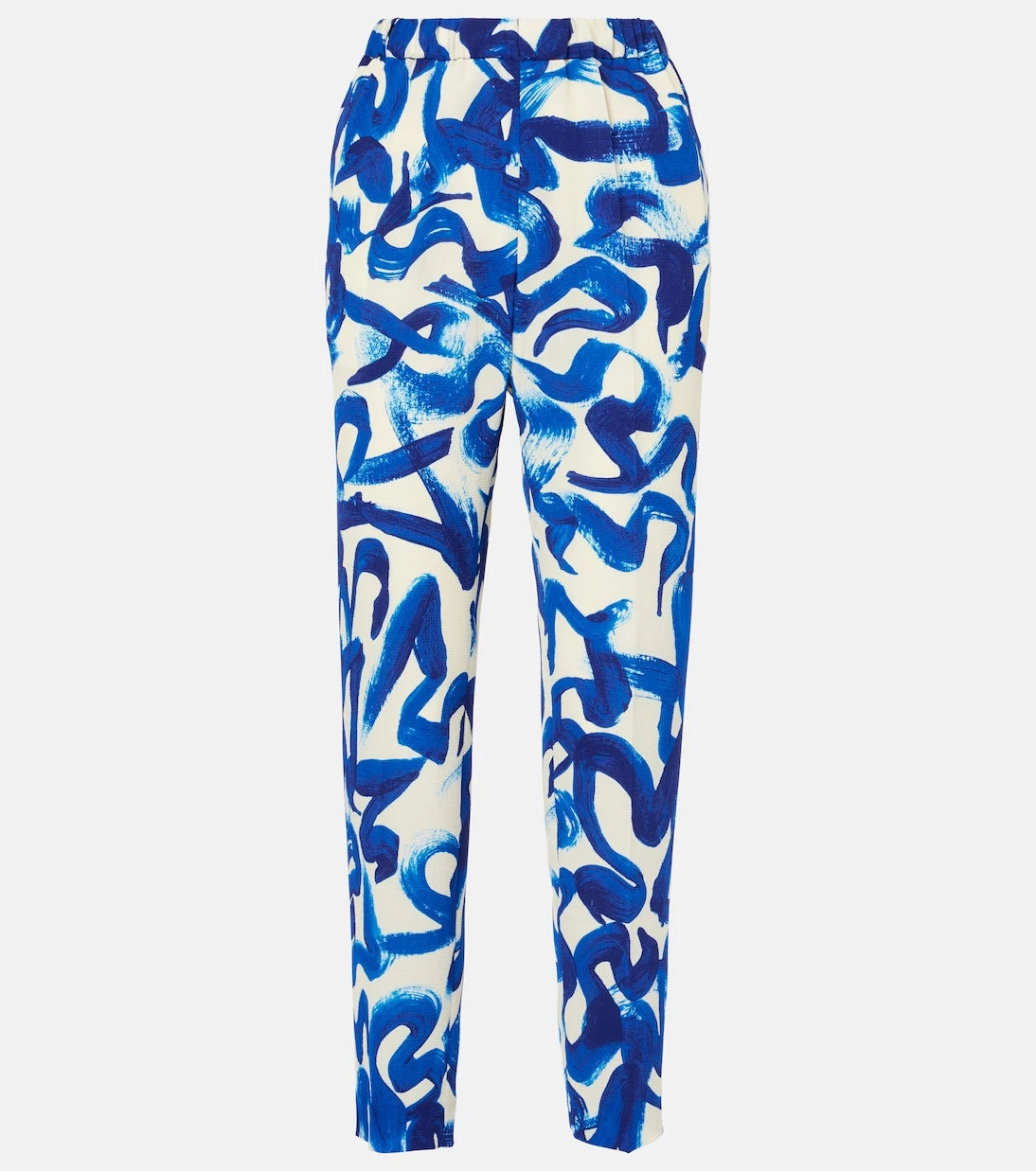 Dries Van Noten - Desenli dar paça pantolon