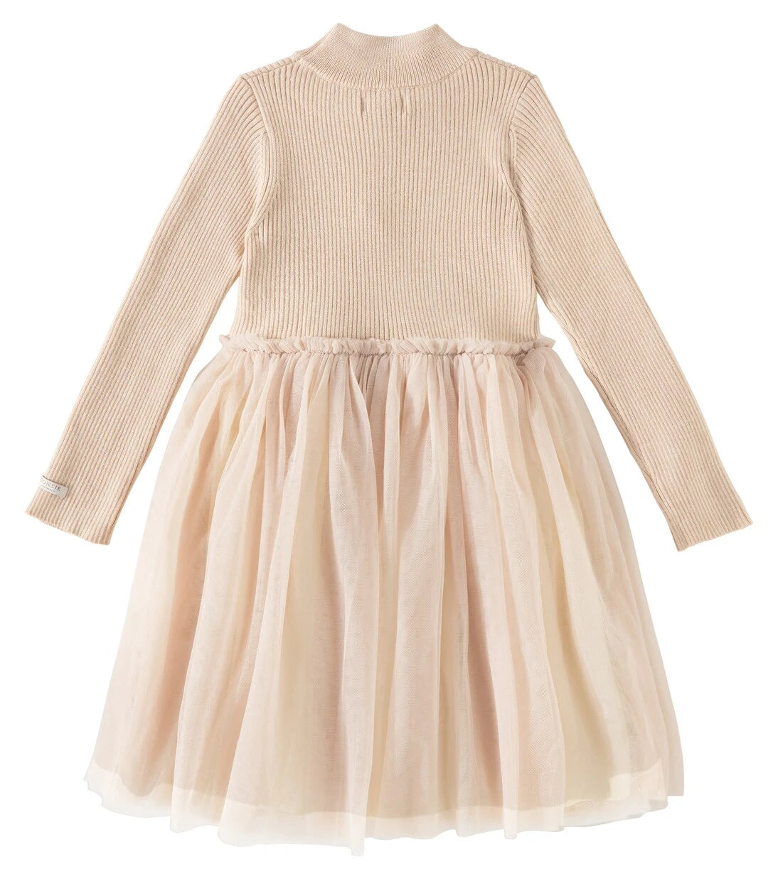 Donsje - Lotus tulle and wool-blend dress
