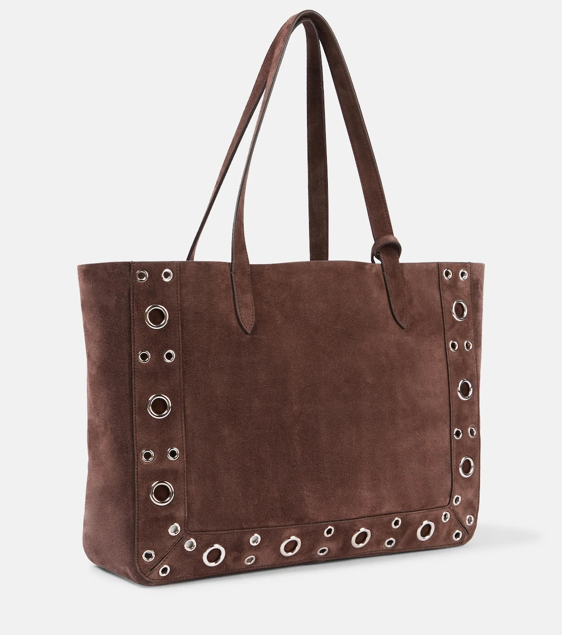 Valentino Garavani - Nellcôte Medium studded suede shopper