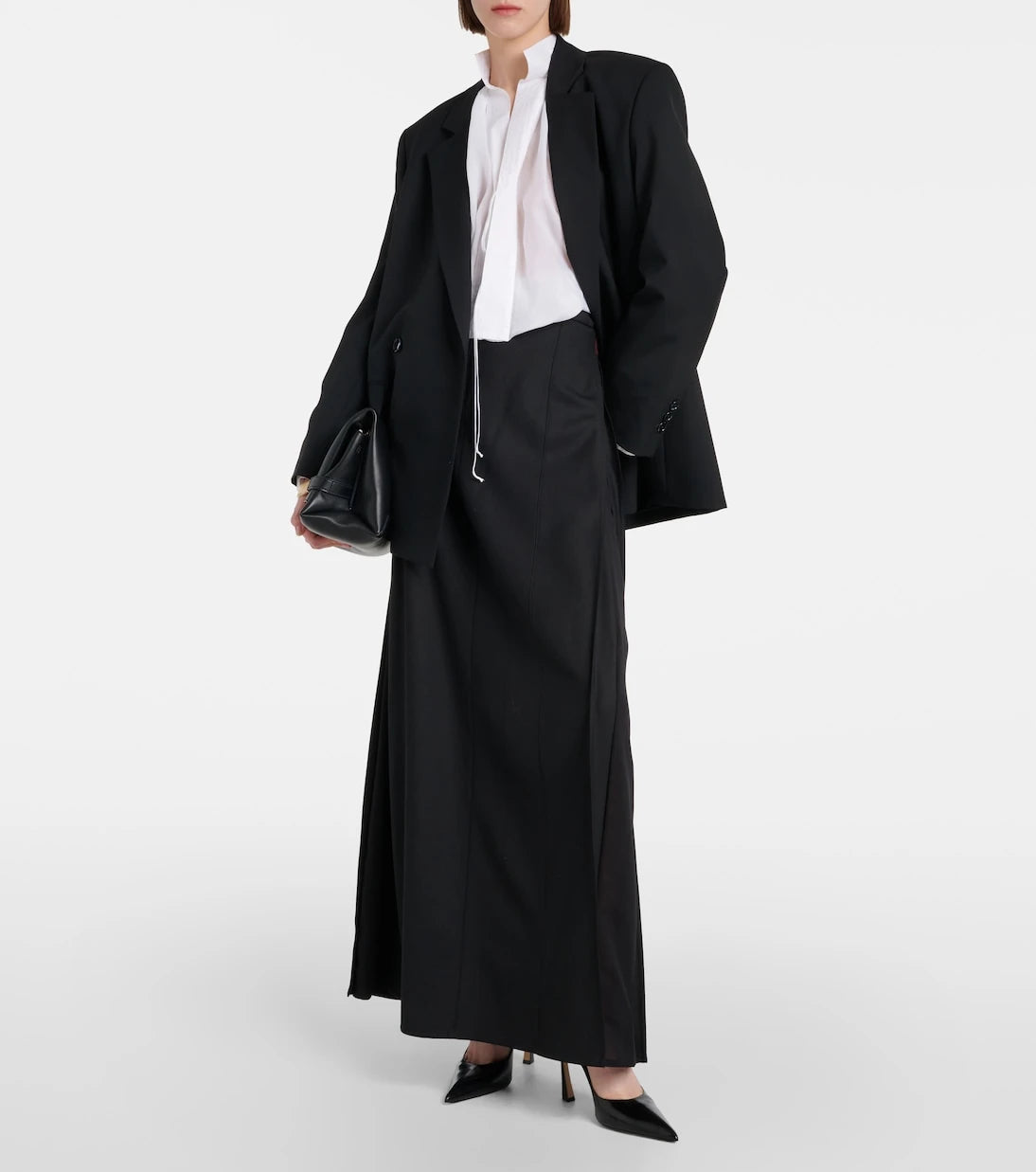 Victoria Beckham - Wool-blend maxi skirt