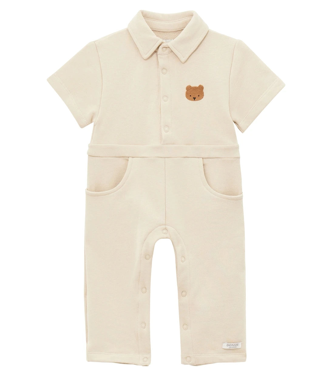 Donsje - Baby Piebe cotton-blend jumpsuit