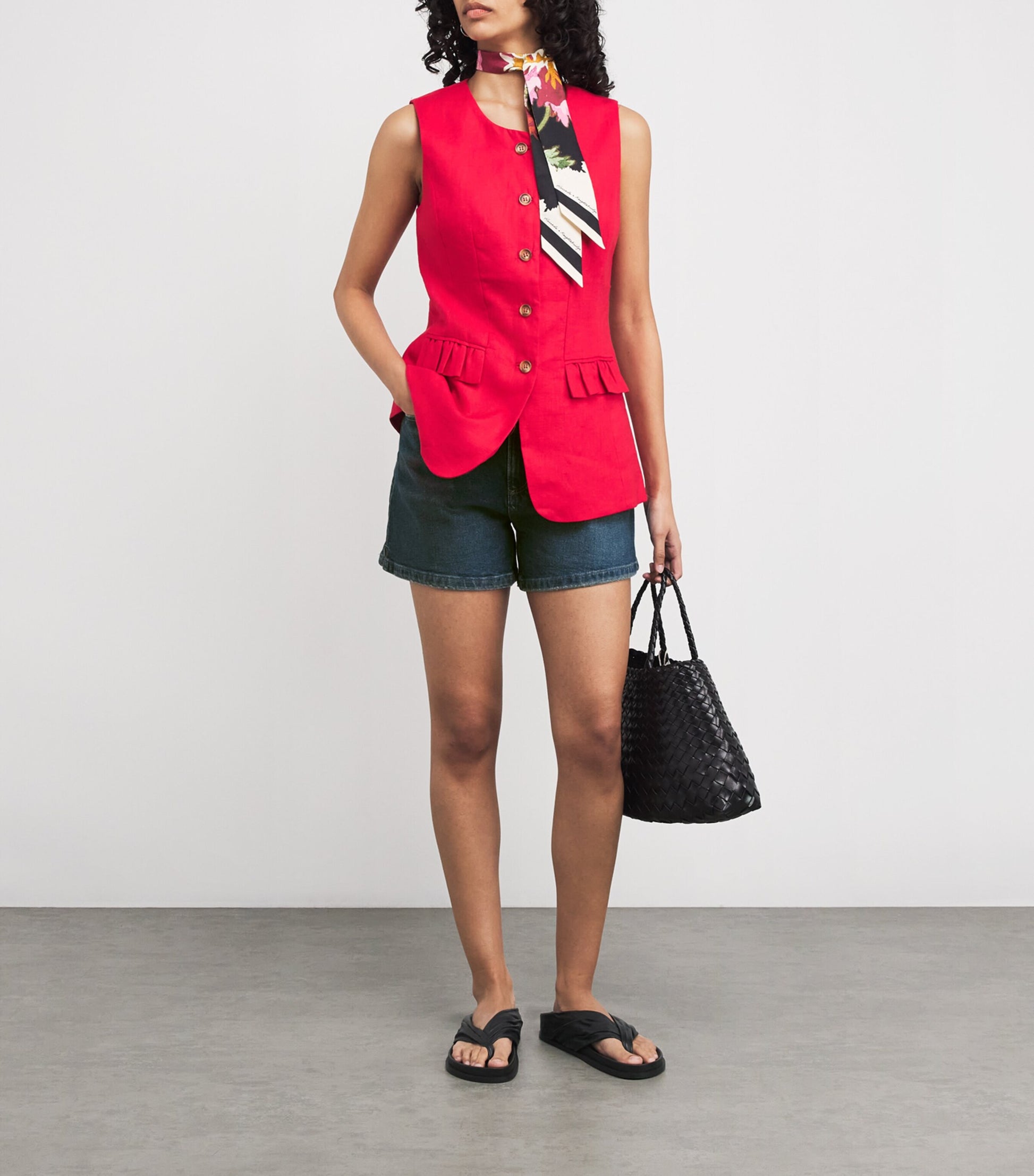 Navy Denim Dani Shorts