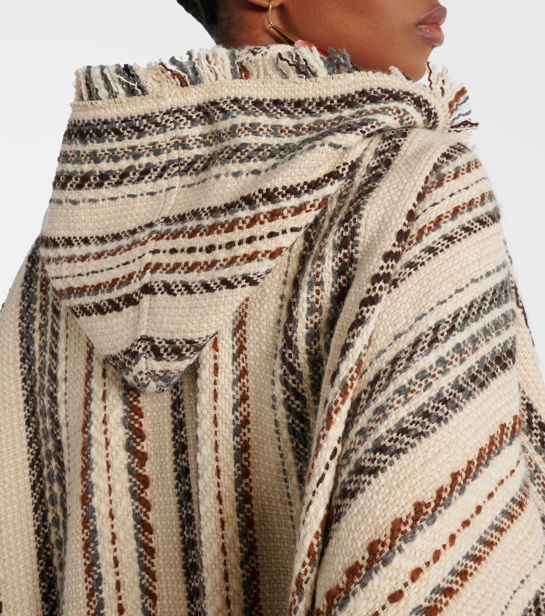 Marant Etoile - Iseline striped poncho