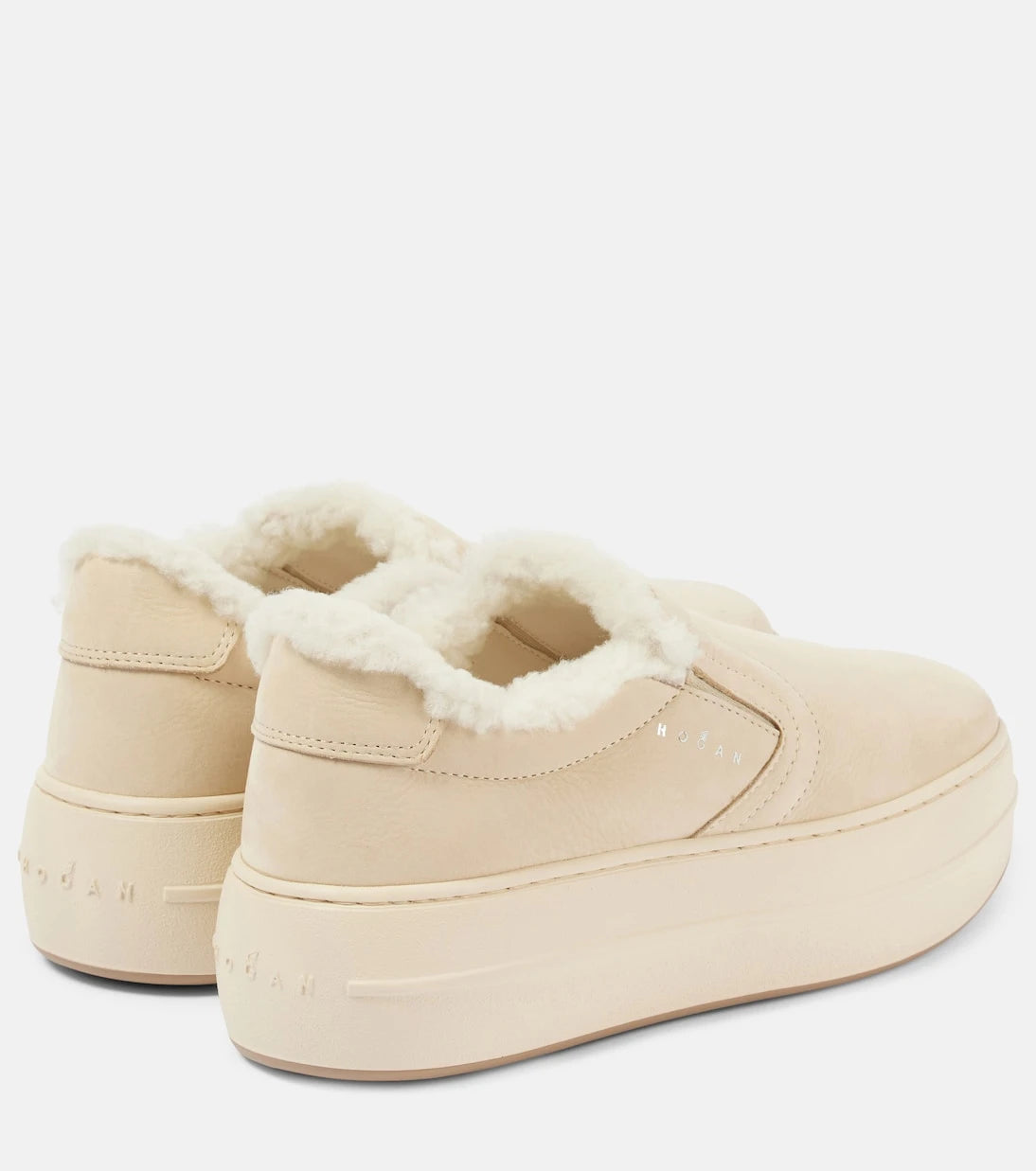 Hogan - Skyscraper suede platform slip-on sneakers