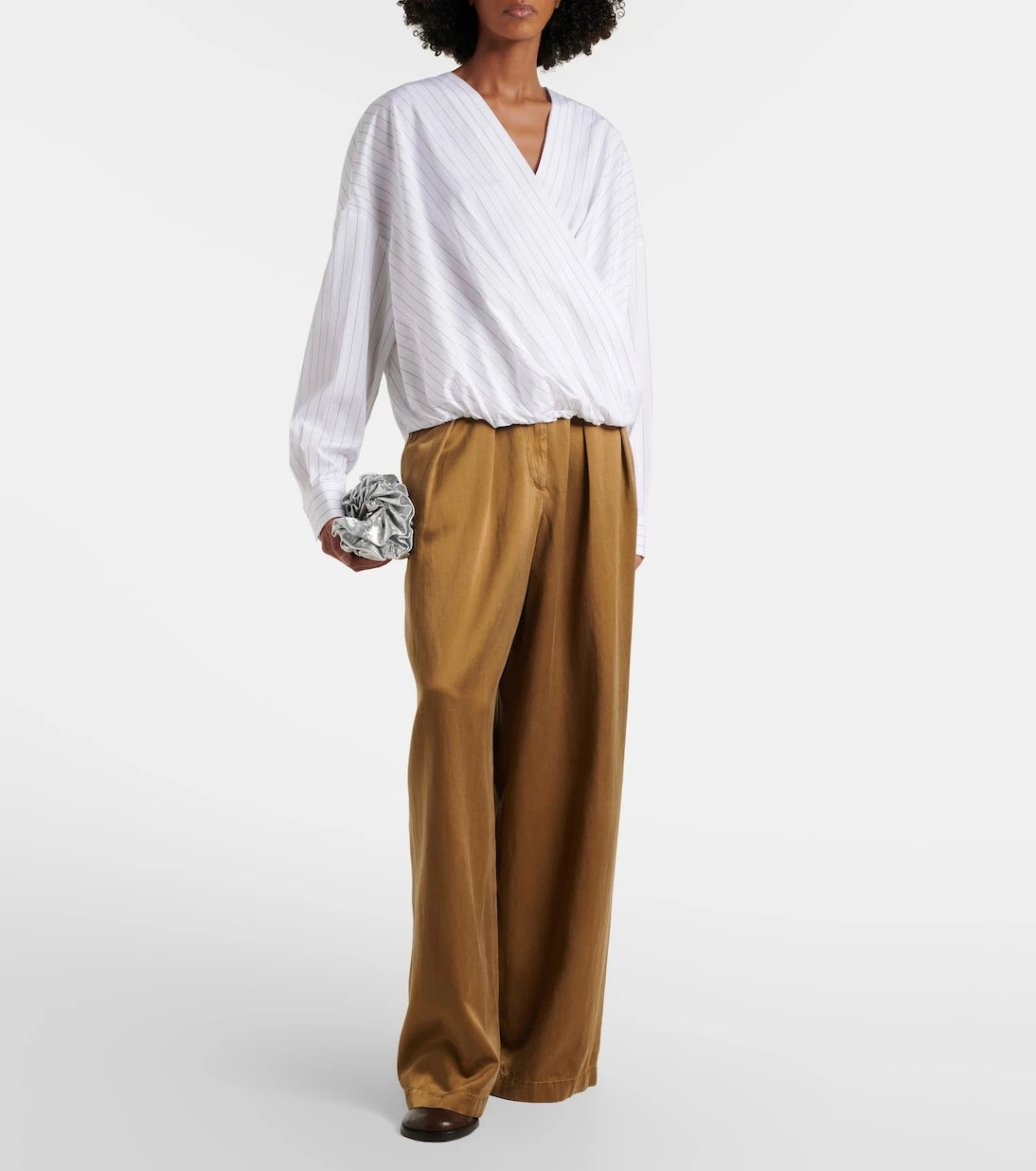 Dries Van Noten - Striped cotton top