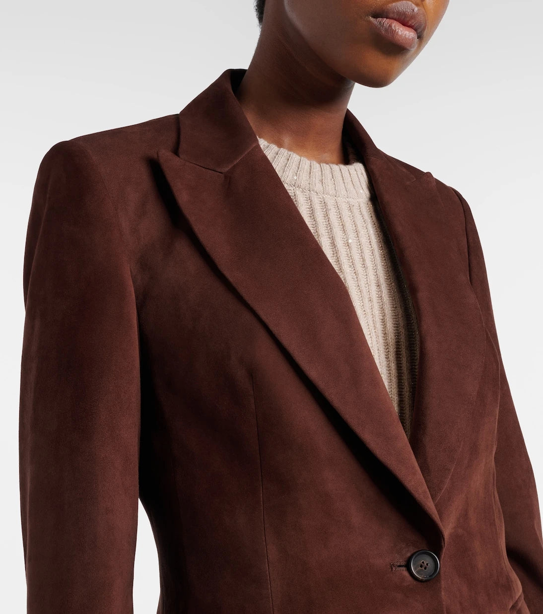Brunello Cucinelli - Monili suede blazer