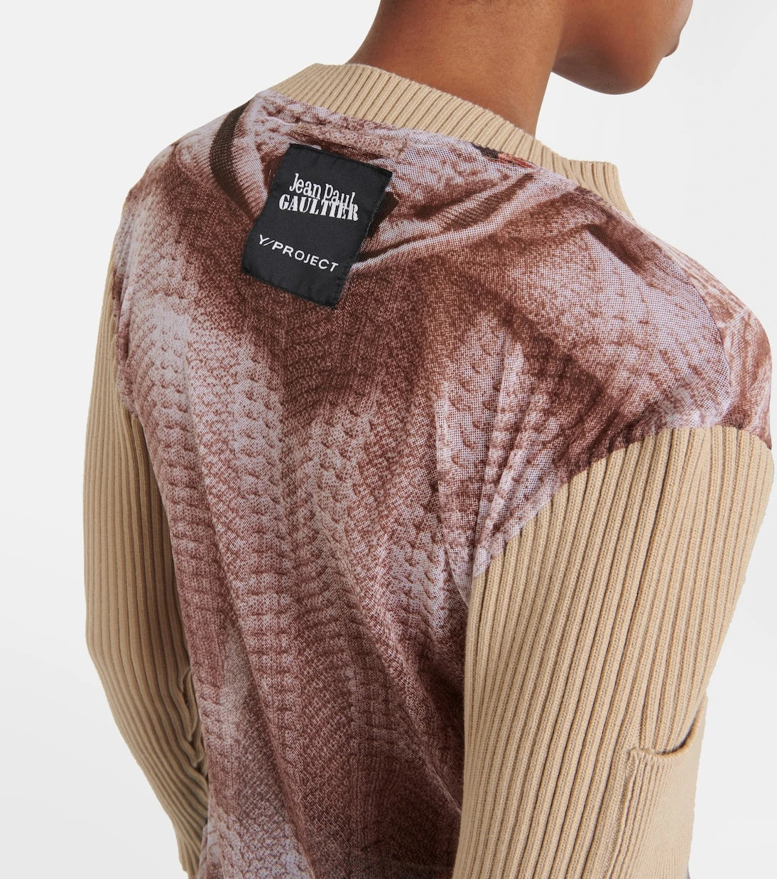 Y/Project - x Jean Paul Gaultier Trompe L'Oeil top