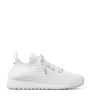 Jimmy Choo White Veles Knitted Sneakers