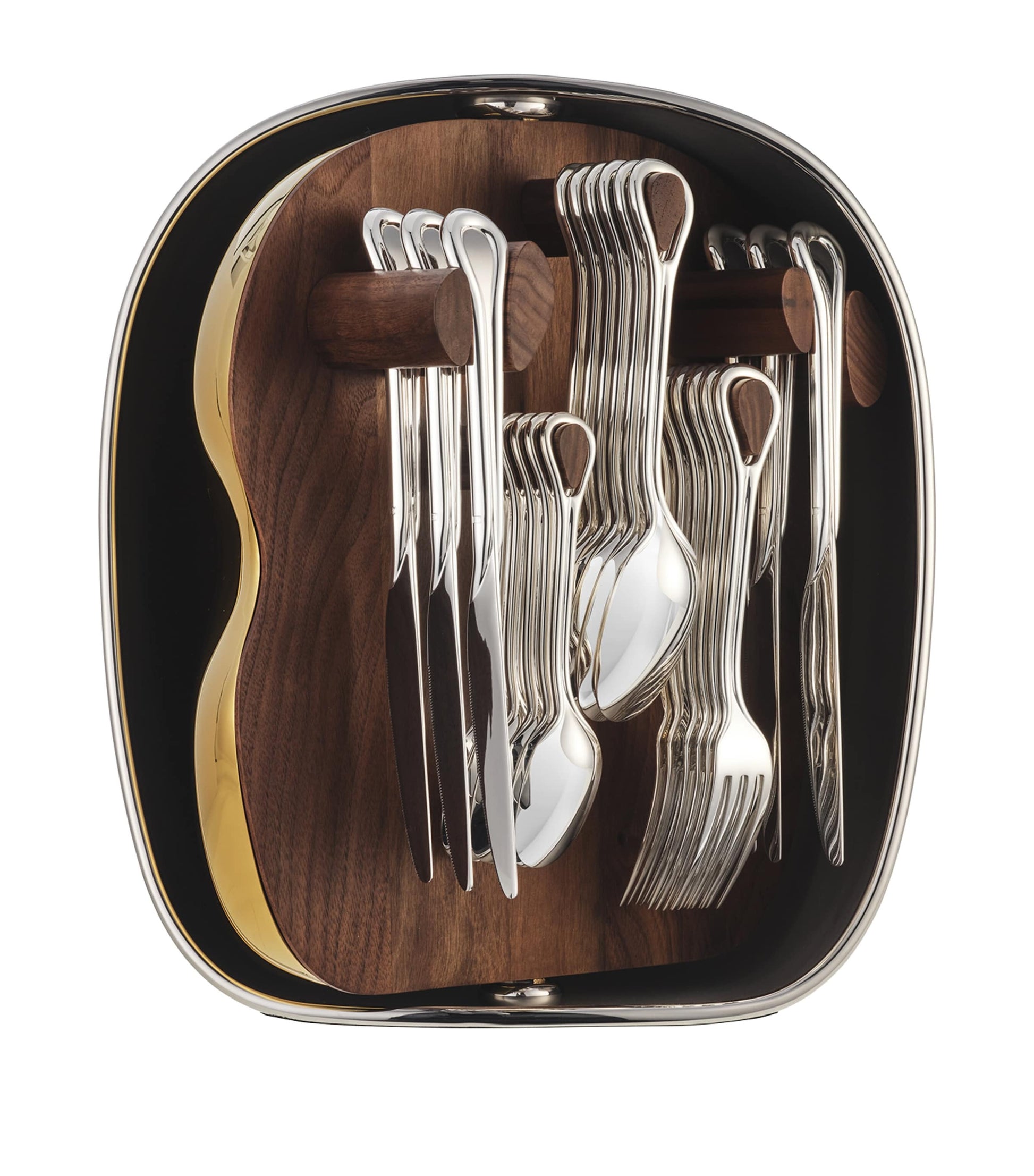 Christofle Silver-Plated Shell Carrousel Cutlery Set