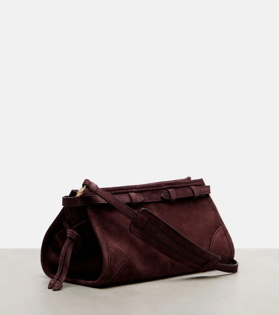 Prada - حقيبة كتف Prada Bonnie Small من الشمواه