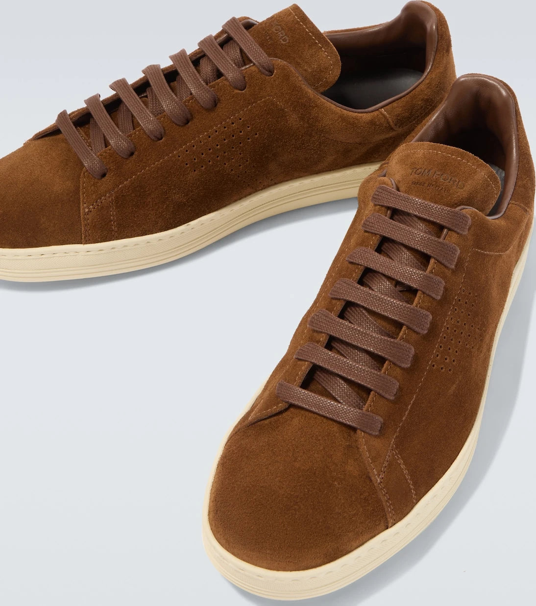 Tom Ford - Warwick perforated suede sneakers