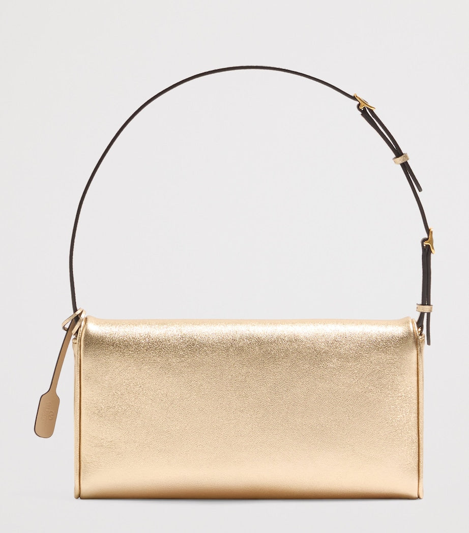 Small Leather DeVain Shoulder Bag