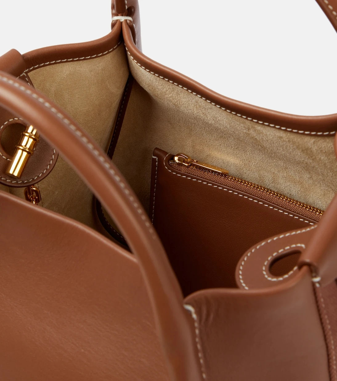 Loro Piana - Bale Small leather tote bag