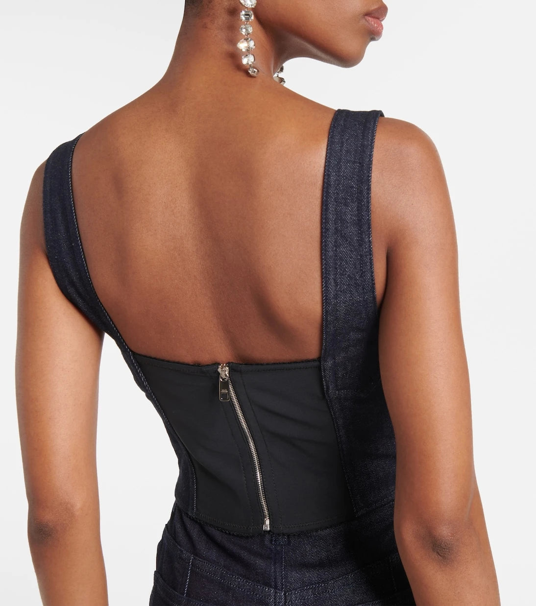 Dolce&Gabbana - Denim bustier top