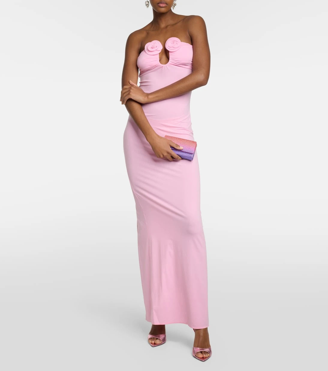 Amina Muaddi - Super Amini Paloma Mini embellished clutch
