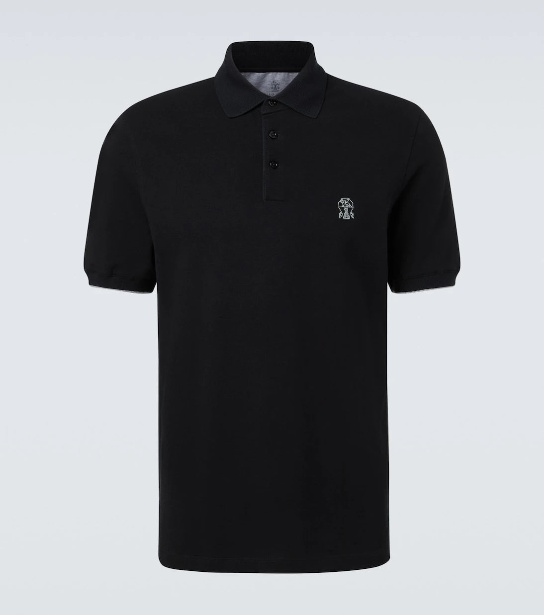 Brunello Cucinelli - Logo cotton polo shirt