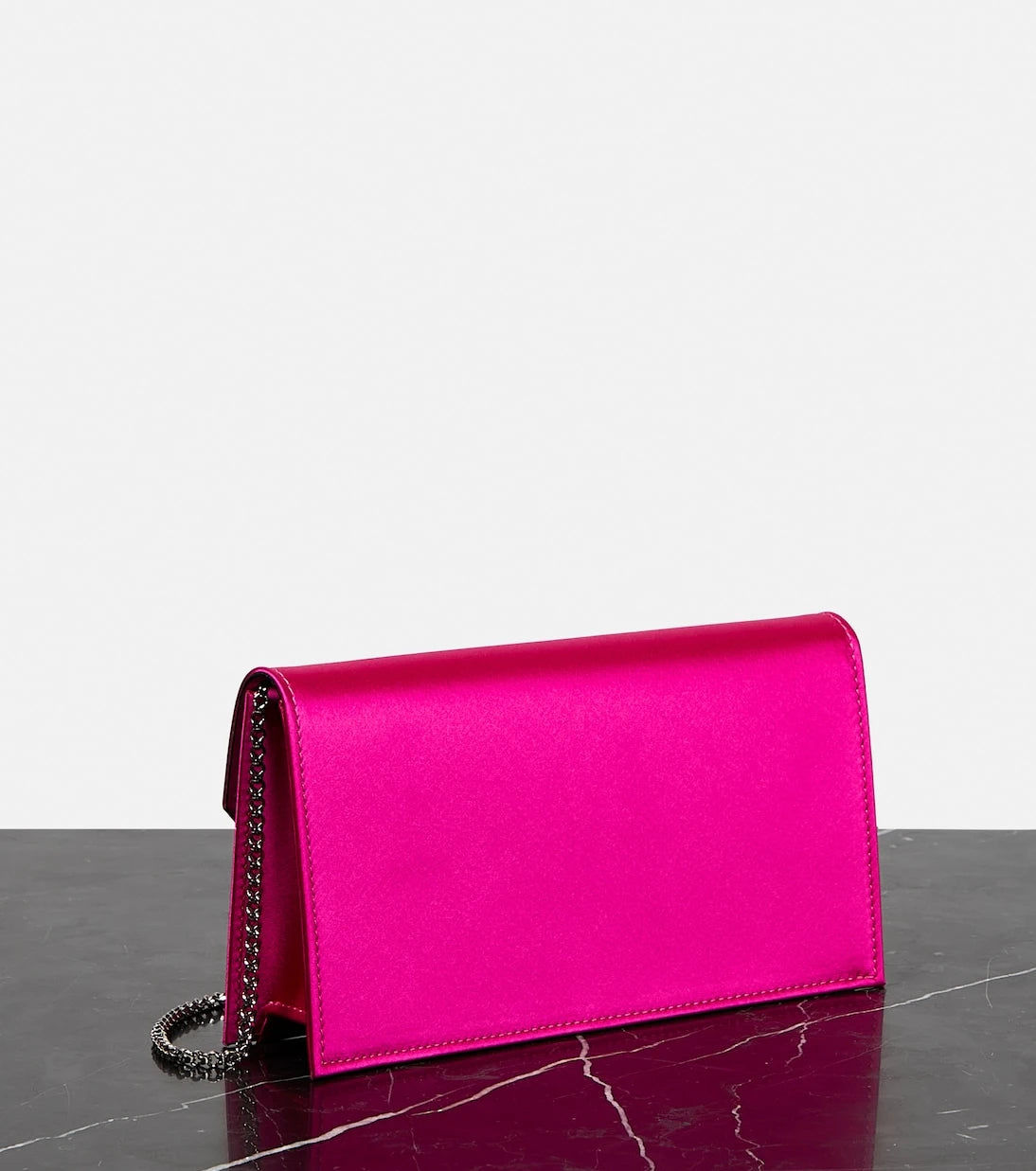 Christian Louboutin - Loubi54 satin shoulder bag