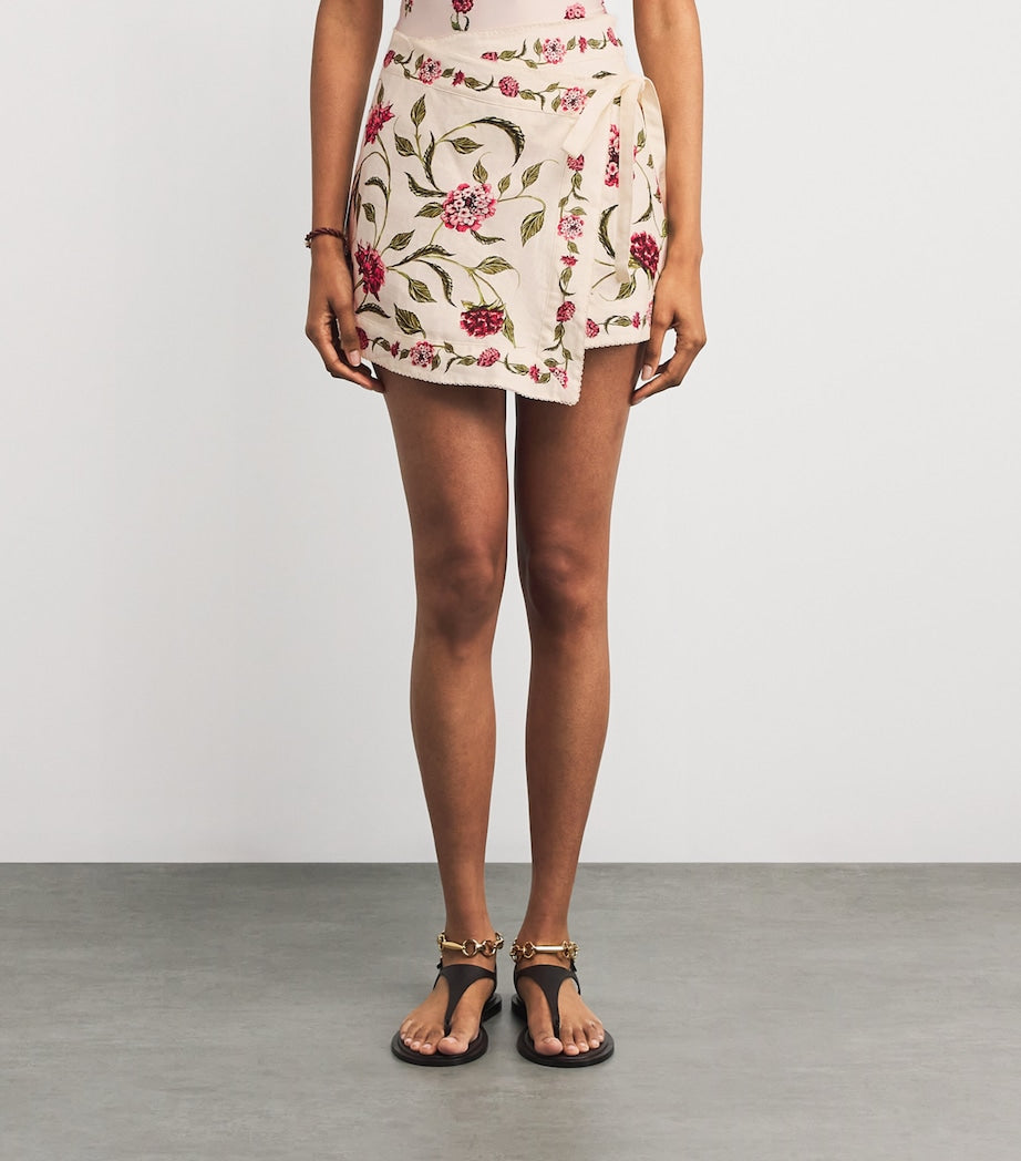 Multi Linen Luna Quebrada Mini Pareo