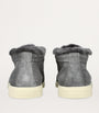 Grey Suede Fortune Ankle Boots