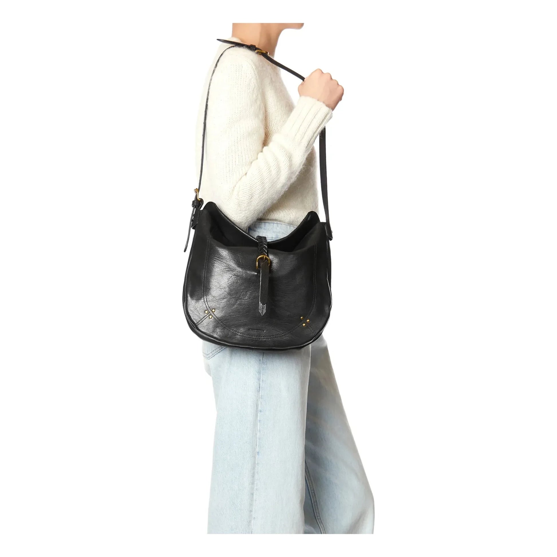 Jérôme Dreyfuss - Bag Luis Chèvre Grainé | Black