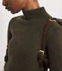 Green Cashmere High Neck Sweater