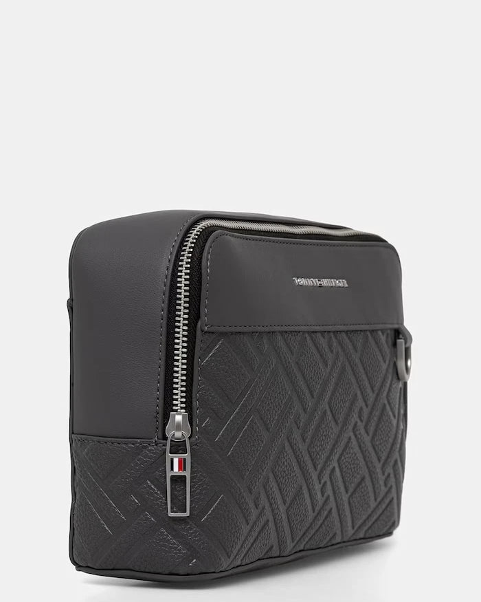 Tommy Hilfiger erkek suni deri omuz çantası