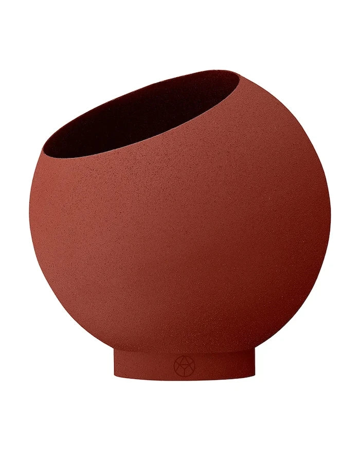 AYTM Paslanmaz Çelik Dekoratif Saksı Kapağı 21 x 18,8 cm