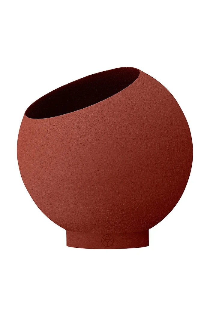 AYTM Paslanmaz Çelik Dekoratif Saksı Kapağı 21 x 18,8 cm