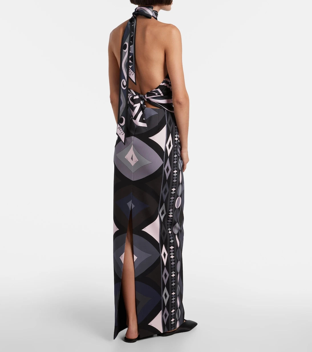 Pucci - Collane silk maxi skirt