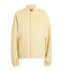 Yellow Virgin Wool Bomber Jacket