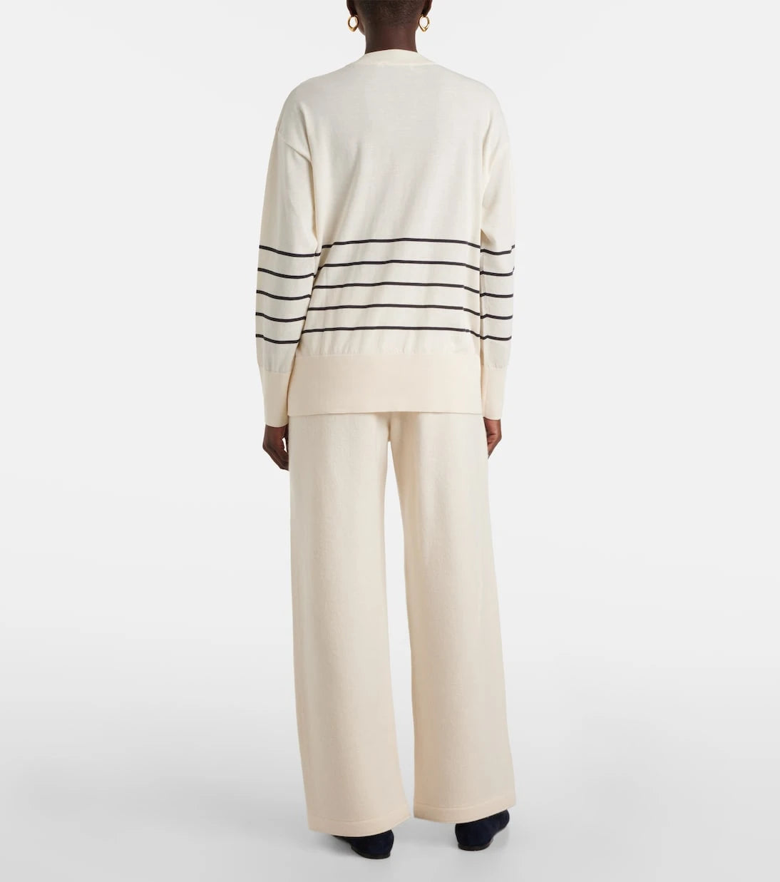 Max Mara - Levante striped cotton and silk sweater