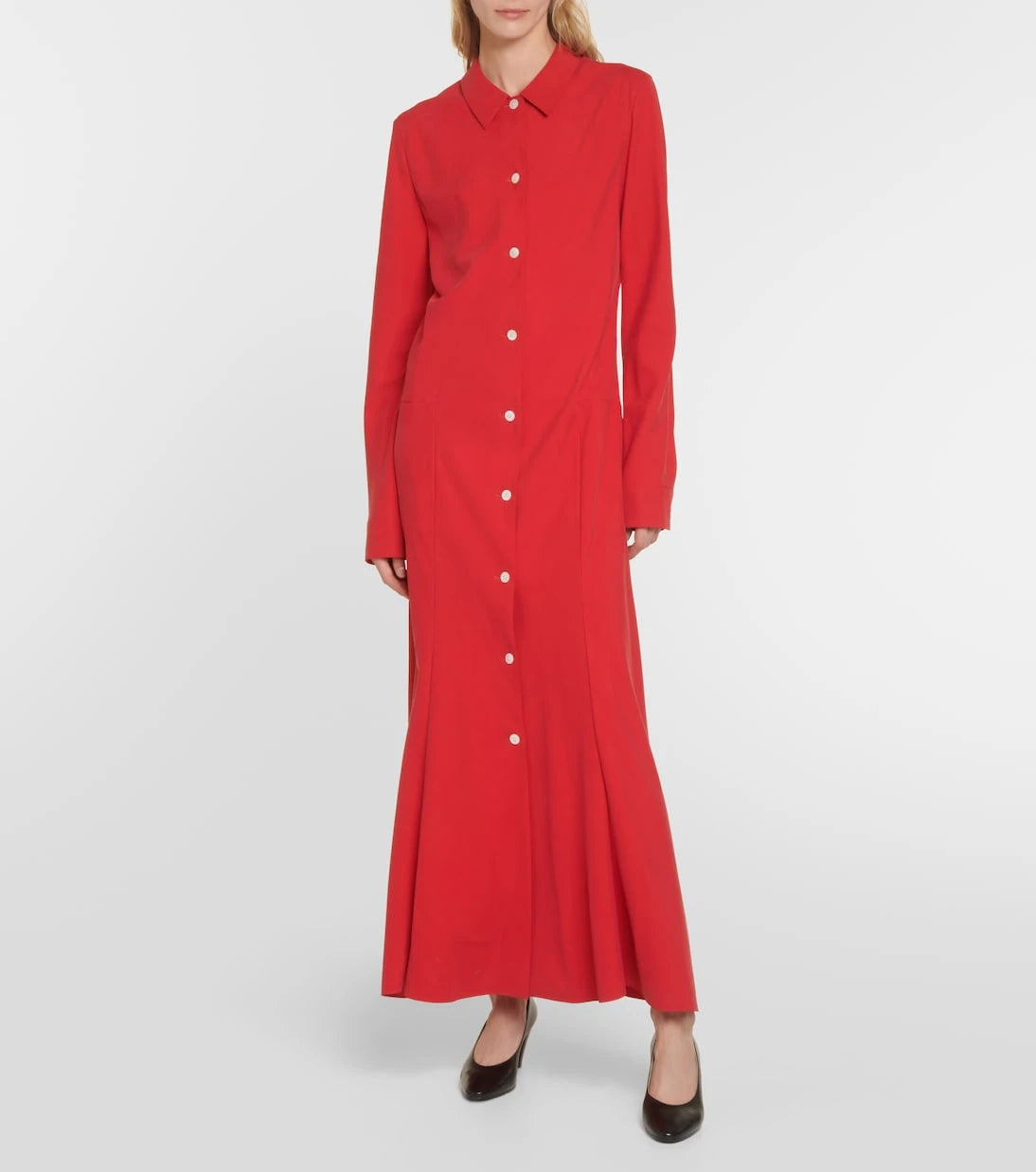 The Row - Myra silk shirt dress