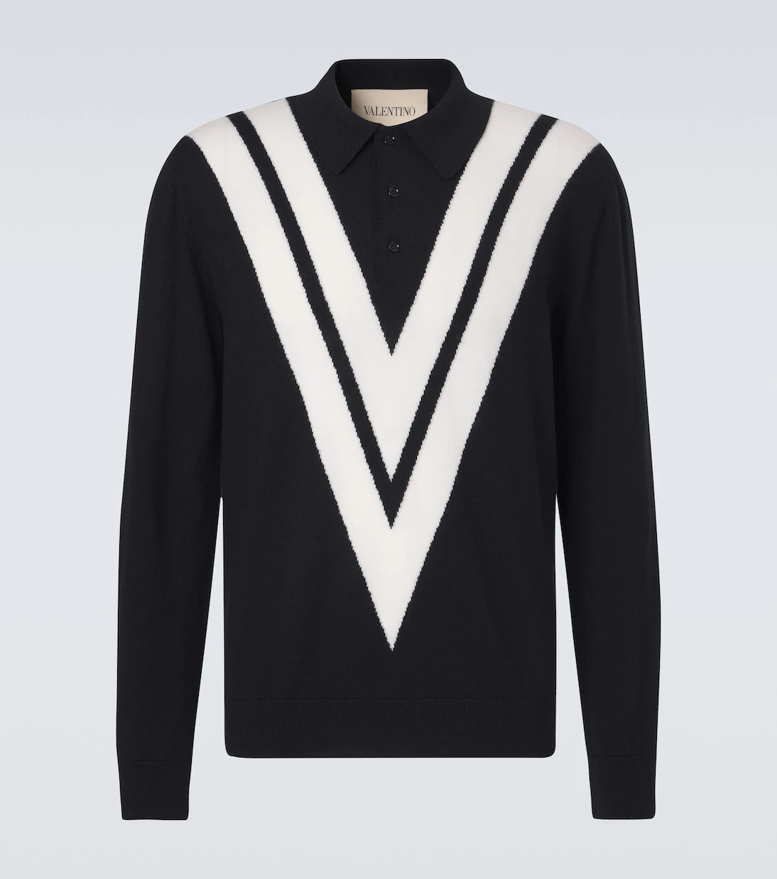 Valentino - Virgin wool polo sweater