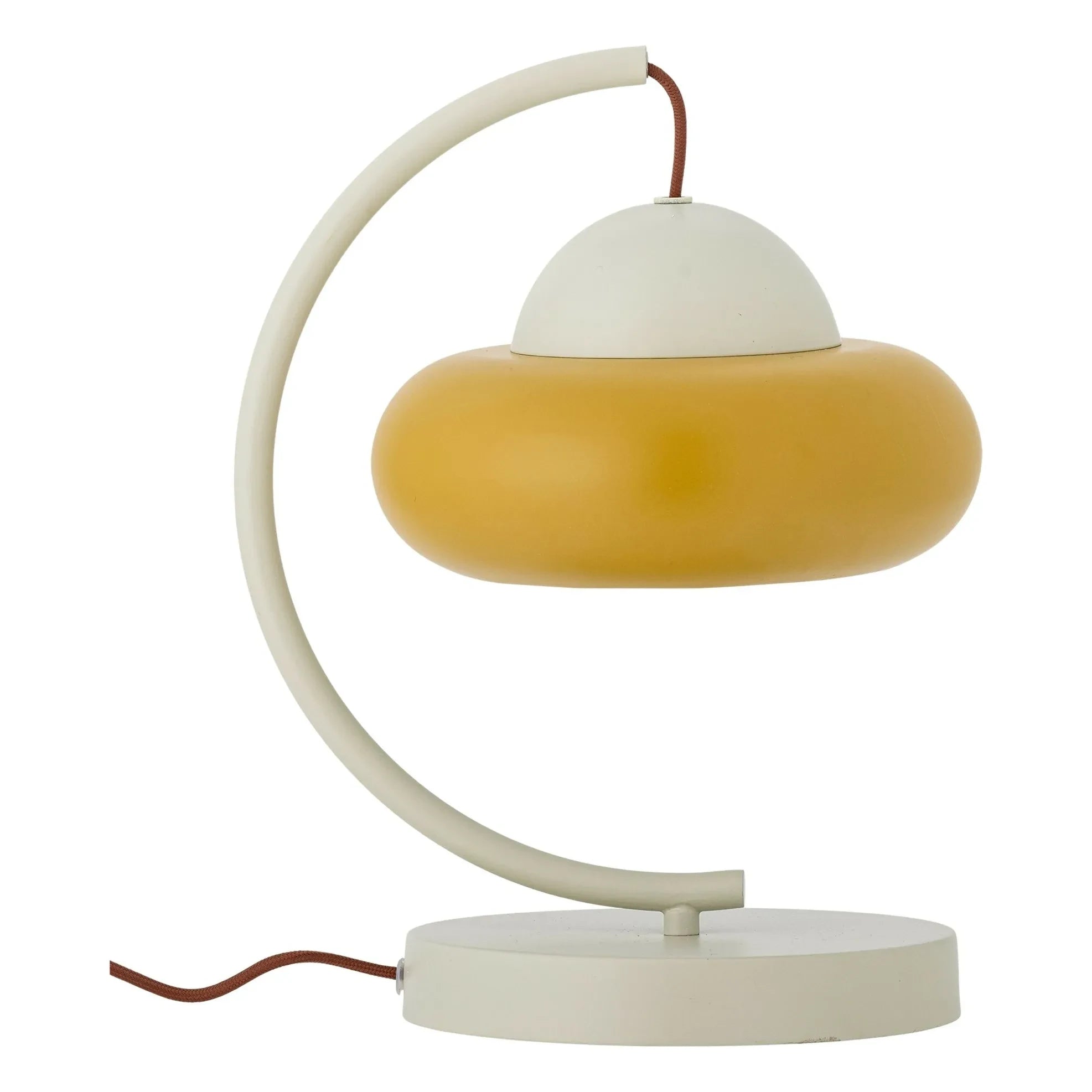 Bloomingville - Bubble metal table lamp | Almond green