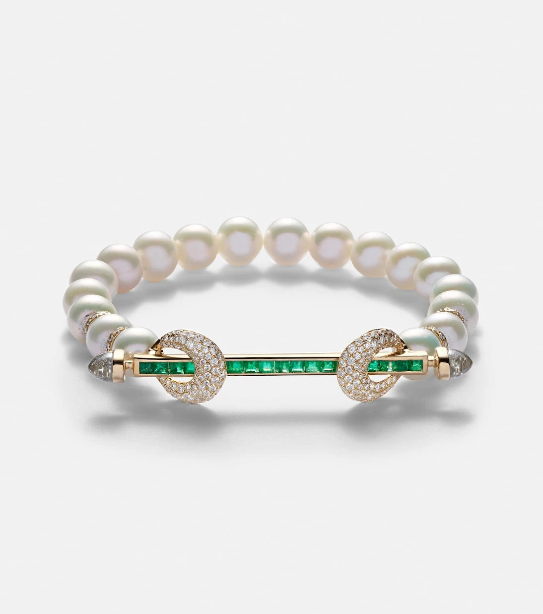 Ananya - Chakra 18kt gold bracelet with gemstones