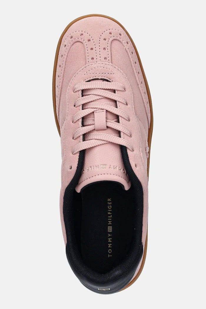 Велурени маратонки Tommy Hilfiger TH HERITAGE SNEAKER
