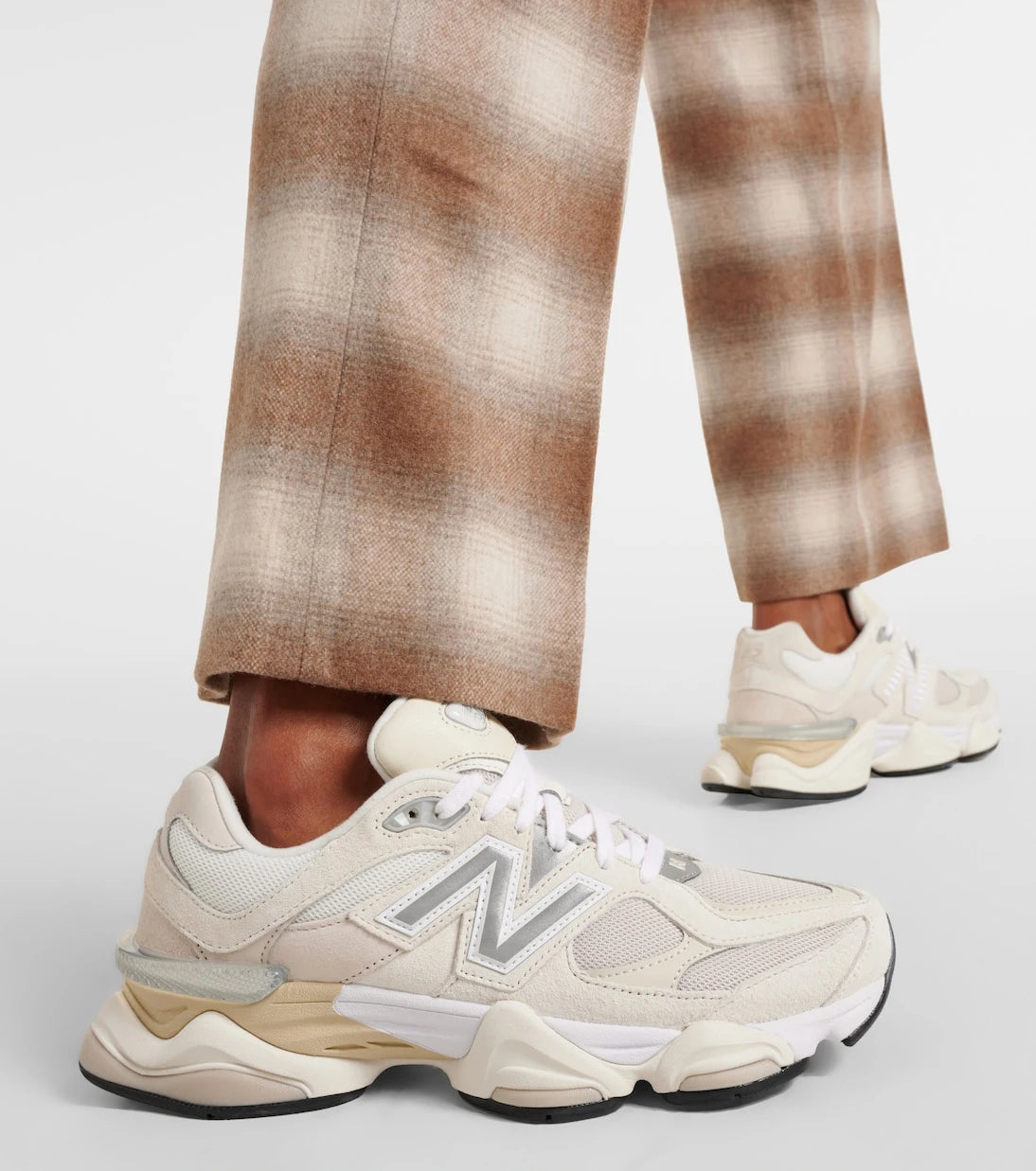 New Balance - 9060 suede-trimmed sneakers