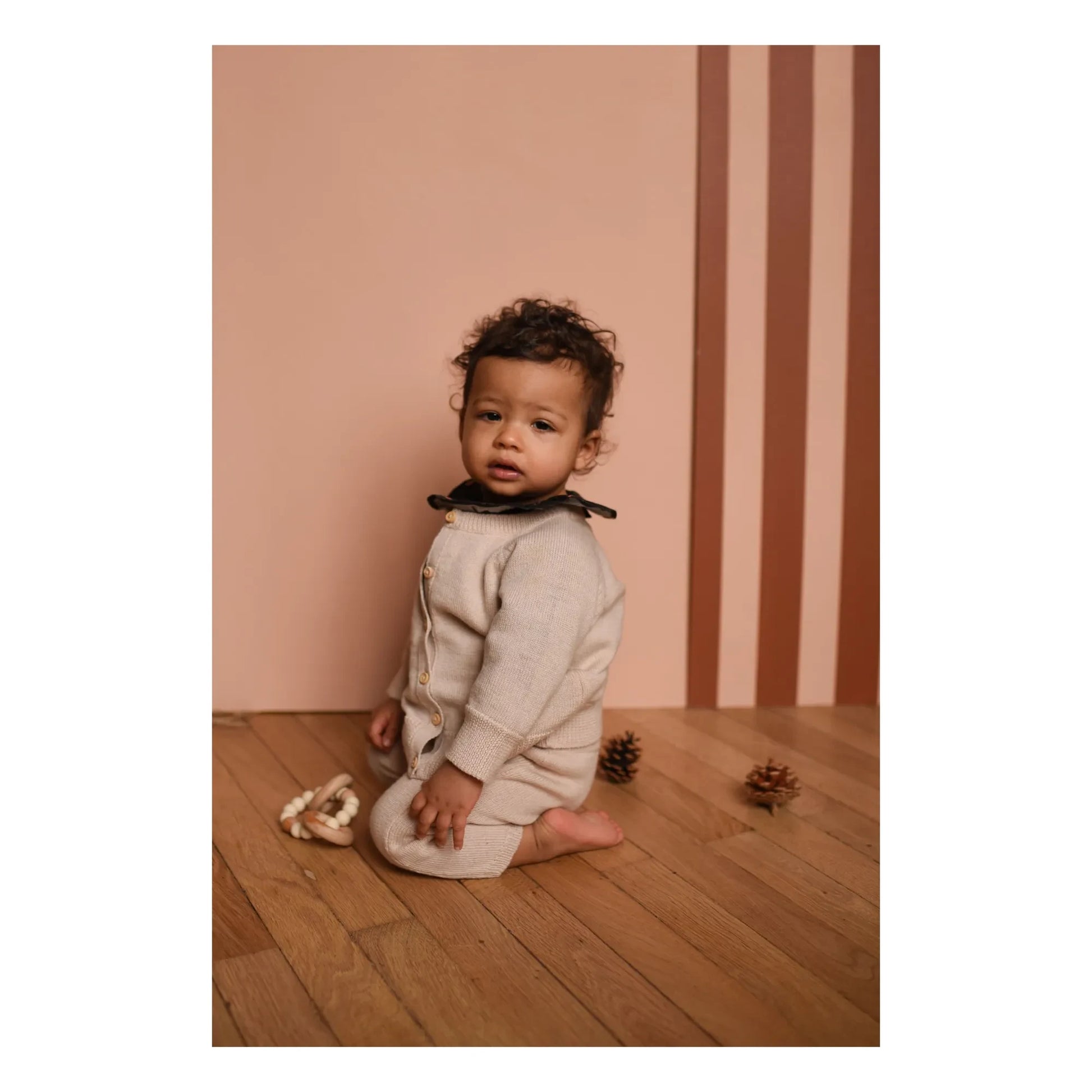 Lililotte - Victorian Wool Cardigan | Beige
