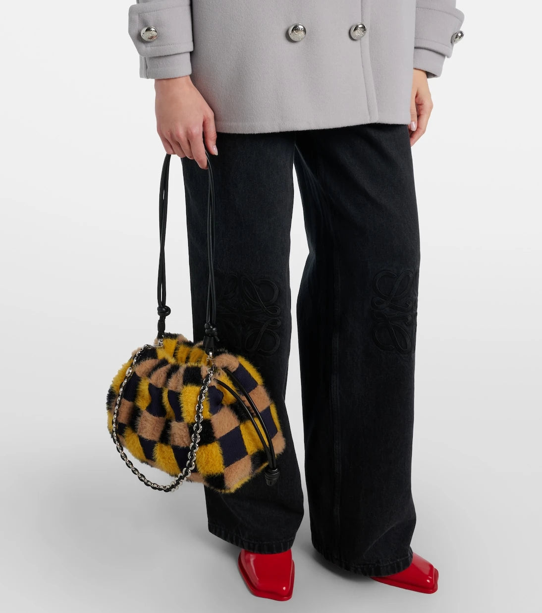 Loewe - x Louis Wain Flamenco Medium clutch