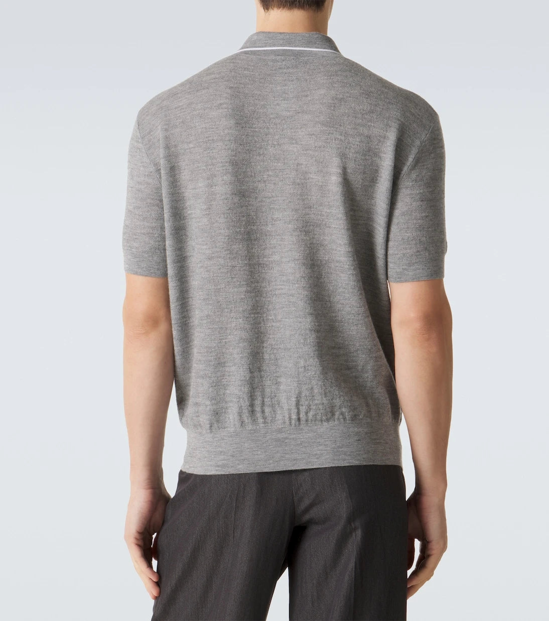 Giorgio Armani - Cashmere and silk polo shirt