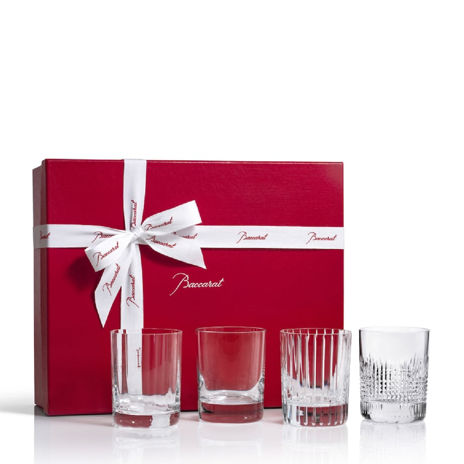 Set of 4 Coffret 4 Elements Whisky Tumblers