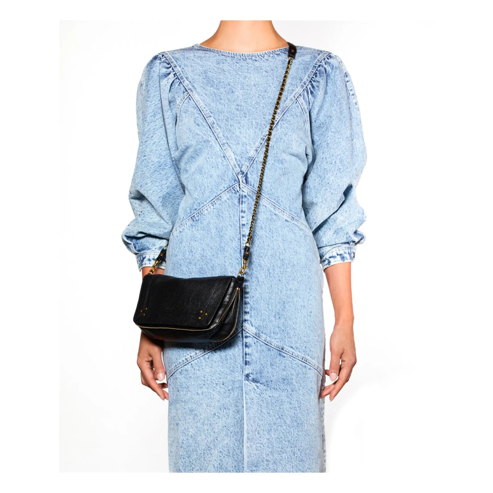 Jérôme Dreyfuss - Bobi Goatskin Leather Handbag - S | Black