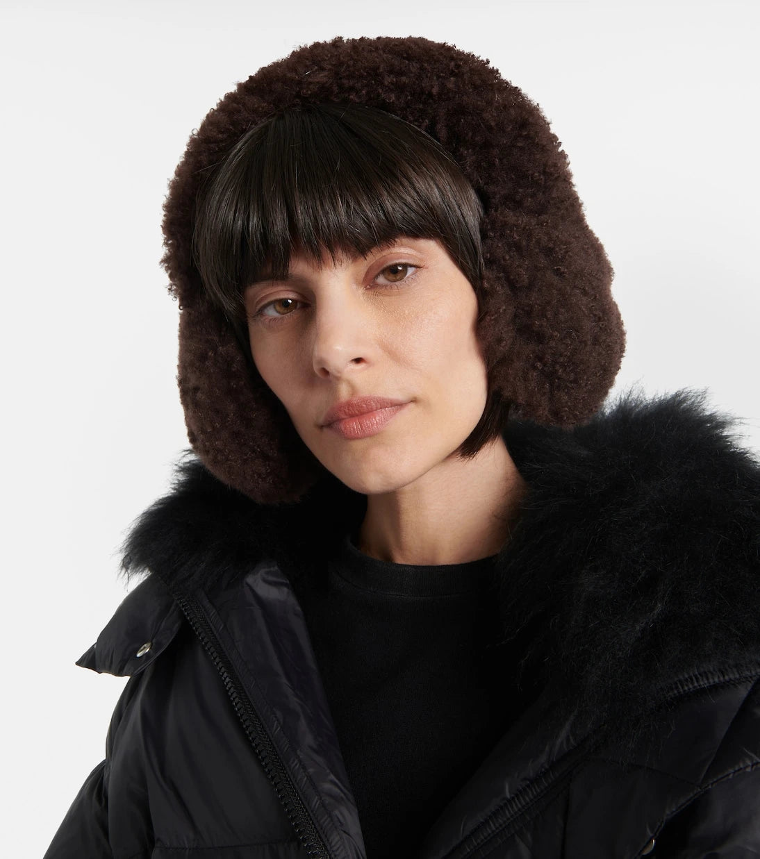 Yves Salomon - Shearling earmuffs
