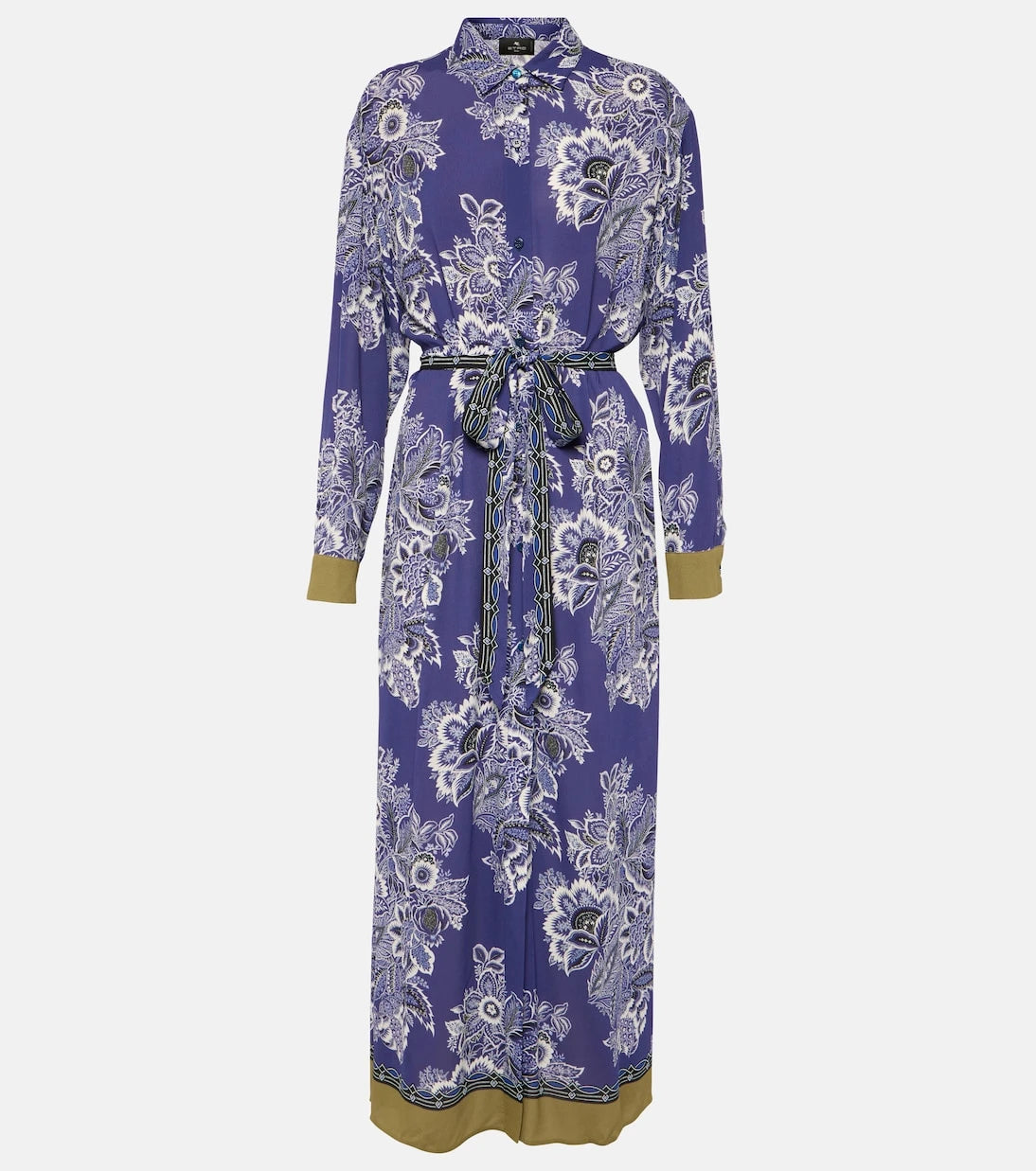 Etro - Printed shirt midi dress