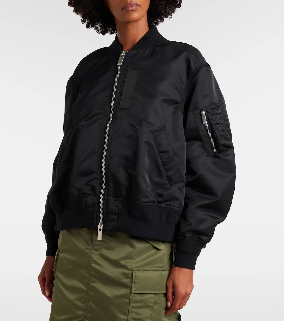 Sacai - Nylon bomber jacket