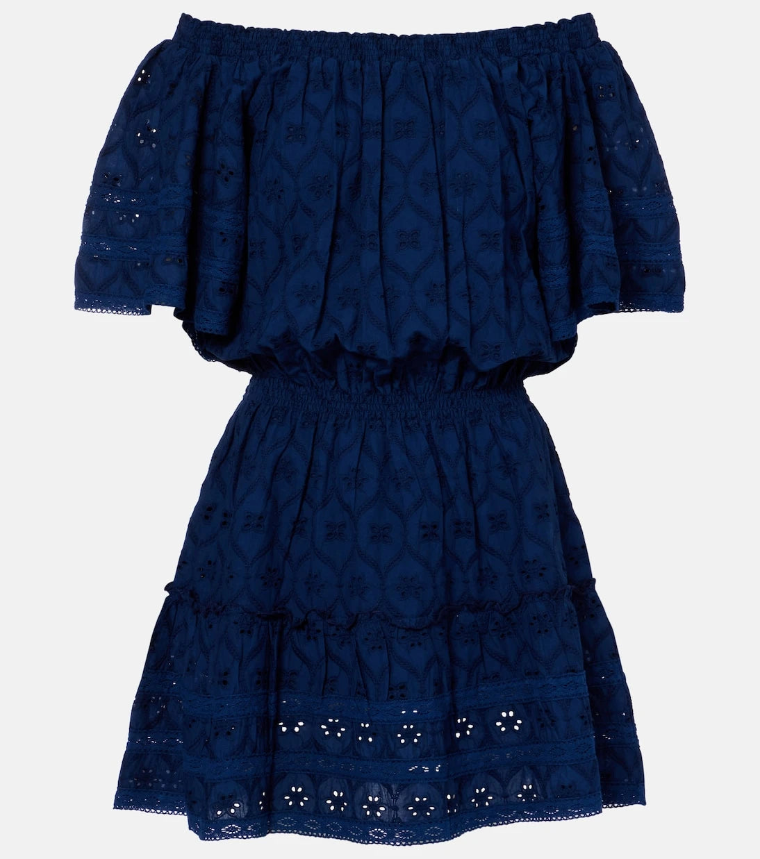 Melissa Odabash - Micha broderie anglaise cotton minidress