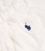 Polo Ralph Lauren Logo Terry Towelling Mini Dress White