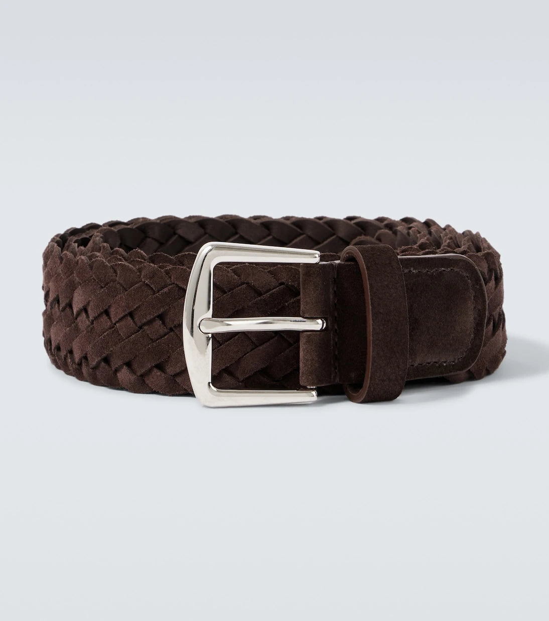 Loro Piana - حزام ألسافيل مجدول من جلد الشمواه