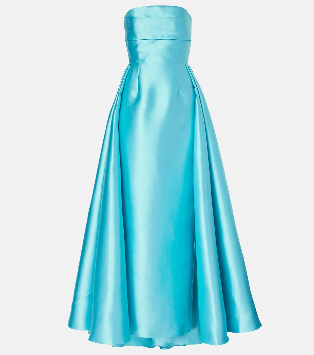 Solace London - Strapless satin twill gown